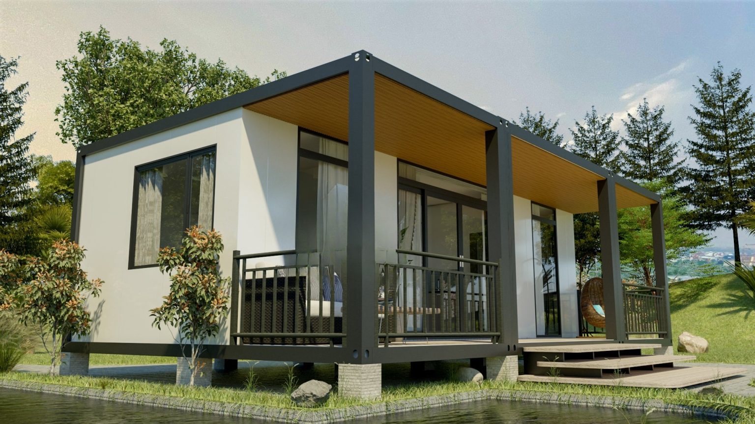 5 mẫu nhà tiền chế đẹp nhất dưới 200 triệu