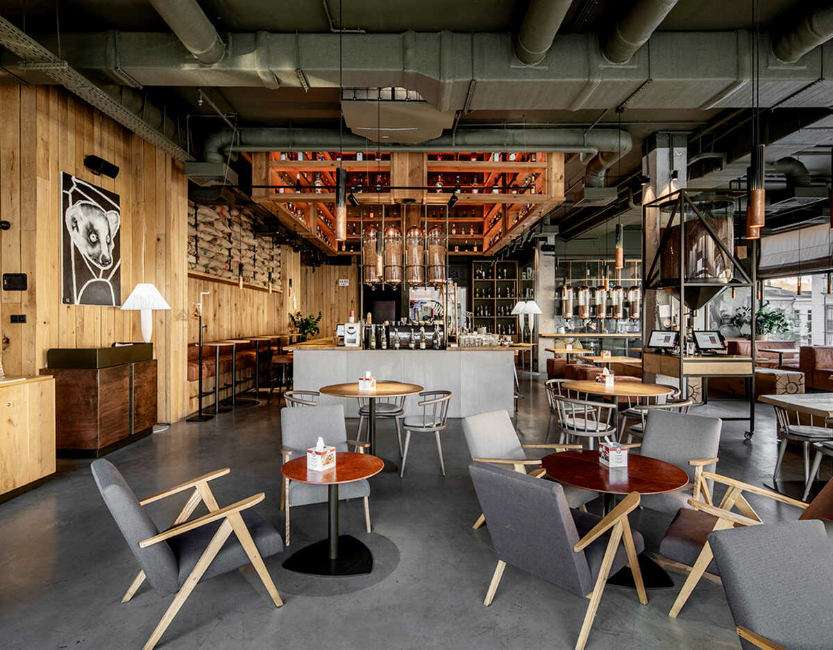 quán coffee bằng thép tiền chế